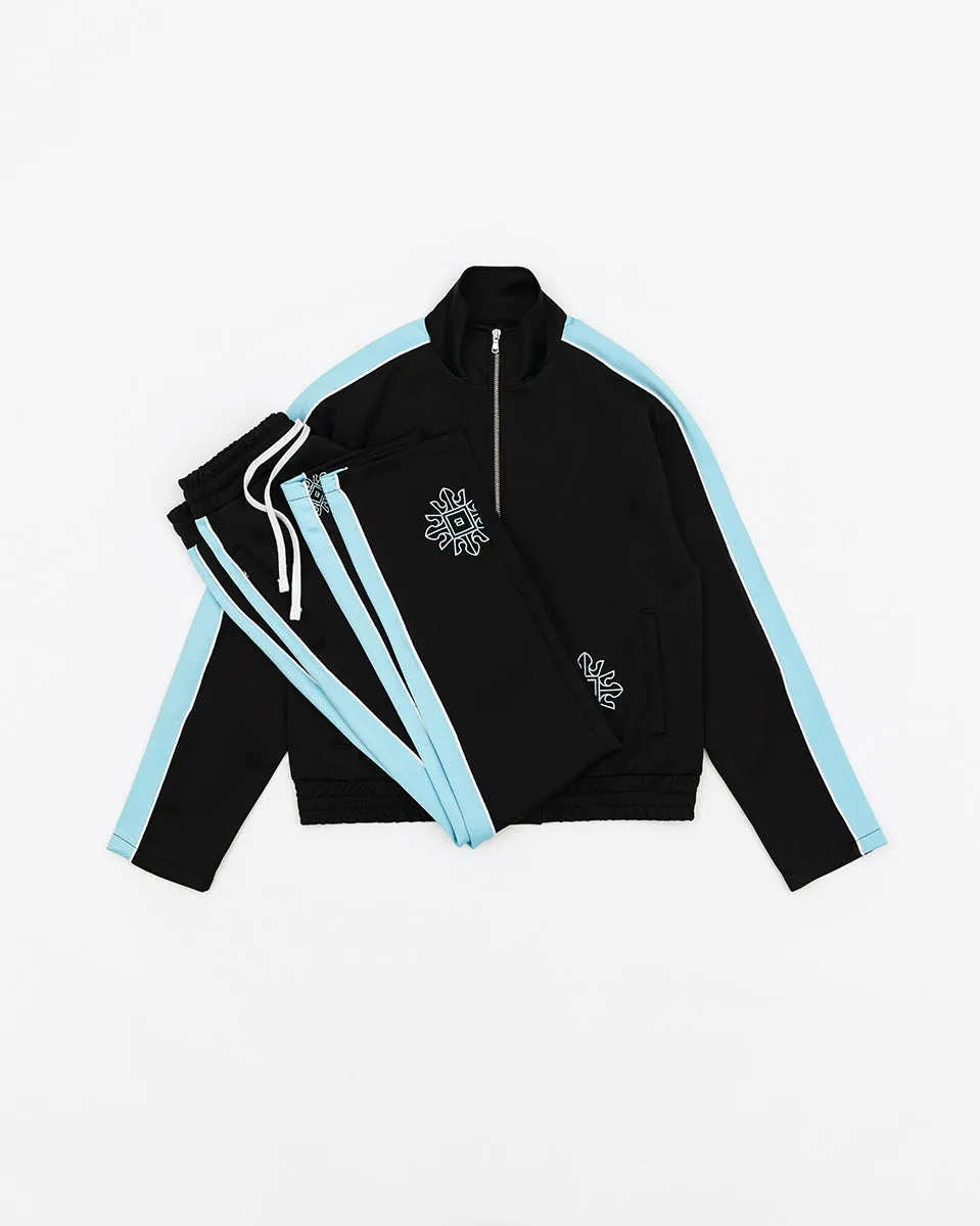 Emblem Track Jacket - Black