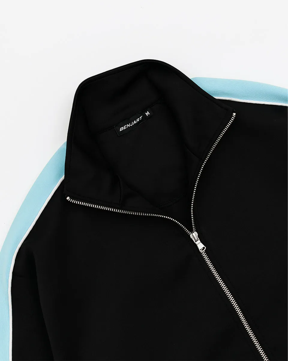 Emblem Track Jacket - Black