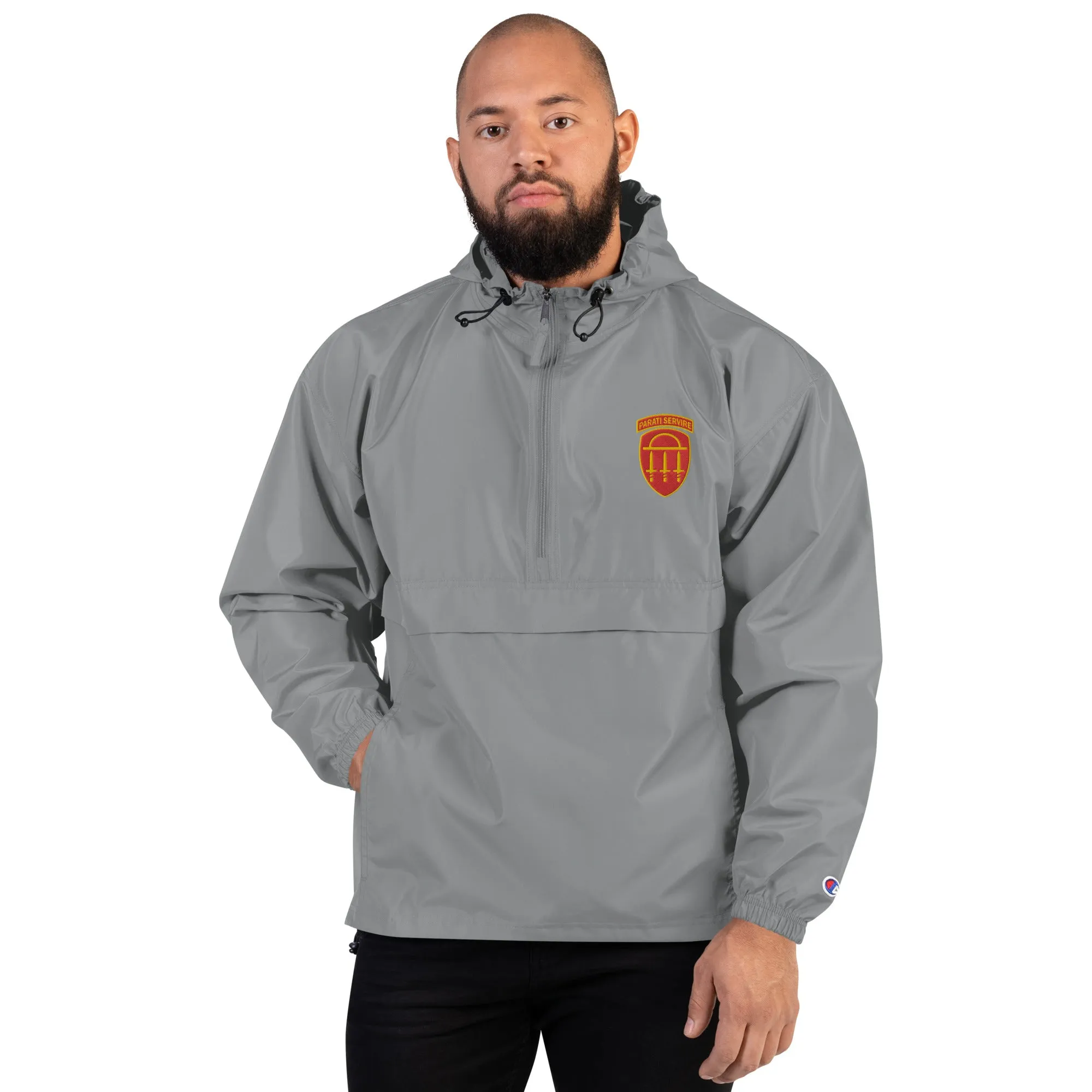 Embroidered Unisex Champion Packable Jacket - Georgia State Defense Force