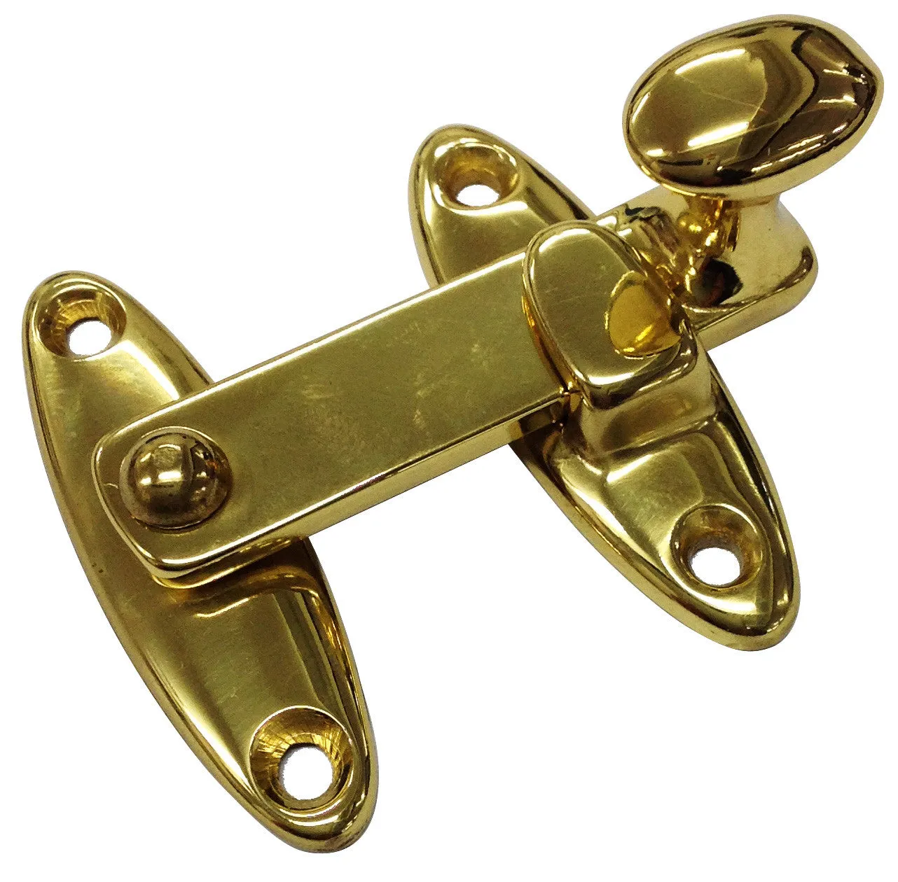 FASTENER CASEMENT BRASS 62mm