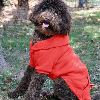 Flex-Fit Dog Hoodie - Red