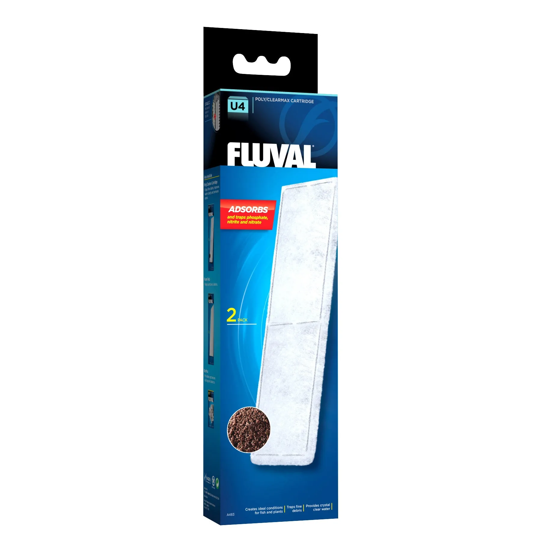 Fluval U4 Poly/Clearmax Cartridge 2 Pack