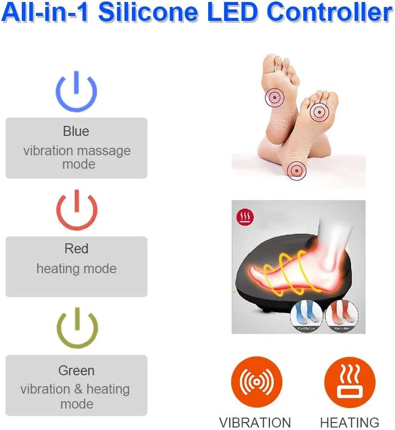 Foot Warmers,Electric Foot Massage Fast Heating Pad,USB Feet Warmers with Heated and Vibration,Soft Plush Micro Mink Fabric,Auto-Off Feature,Gifts for Women and Men