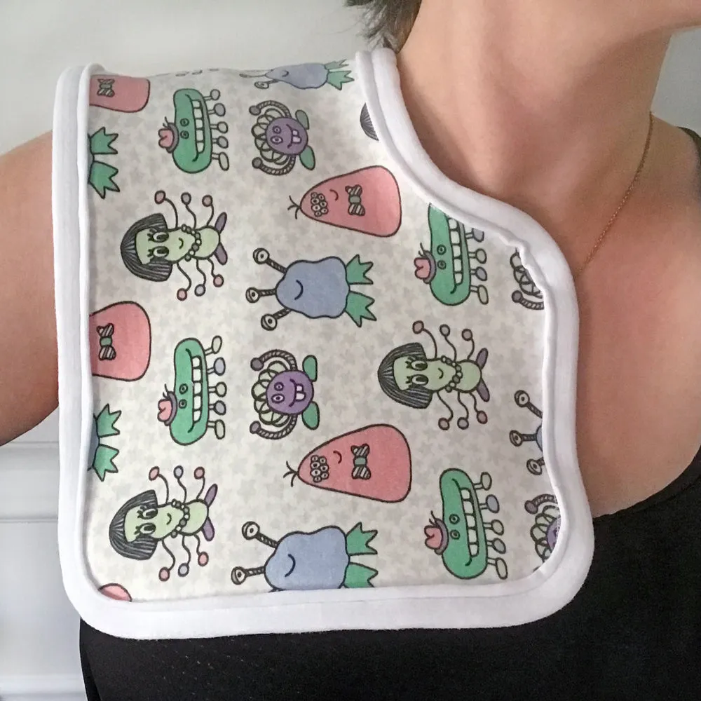 Friendly Monsters Burp Cloth - Organic Cotton | *25% Off!*