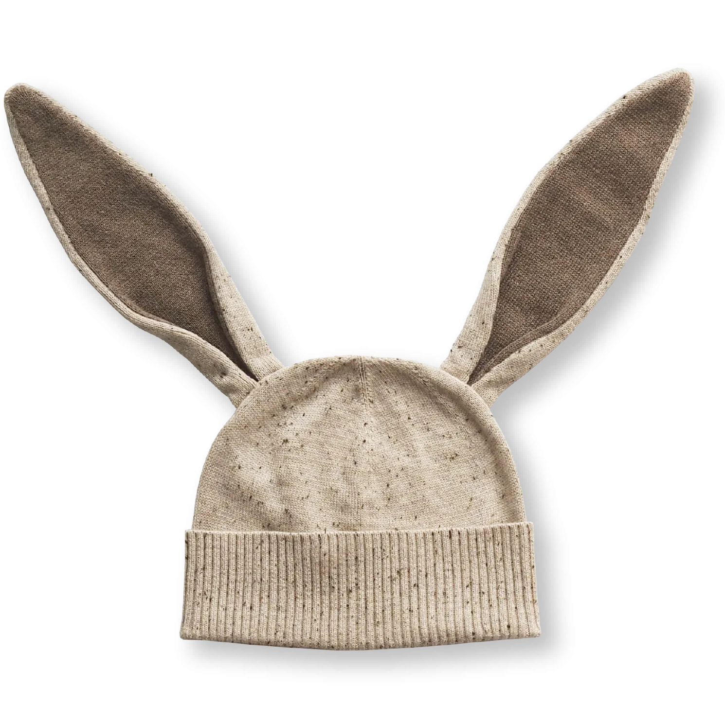 Grown - Speckle Bunny Beanie - Oatmeal Mud