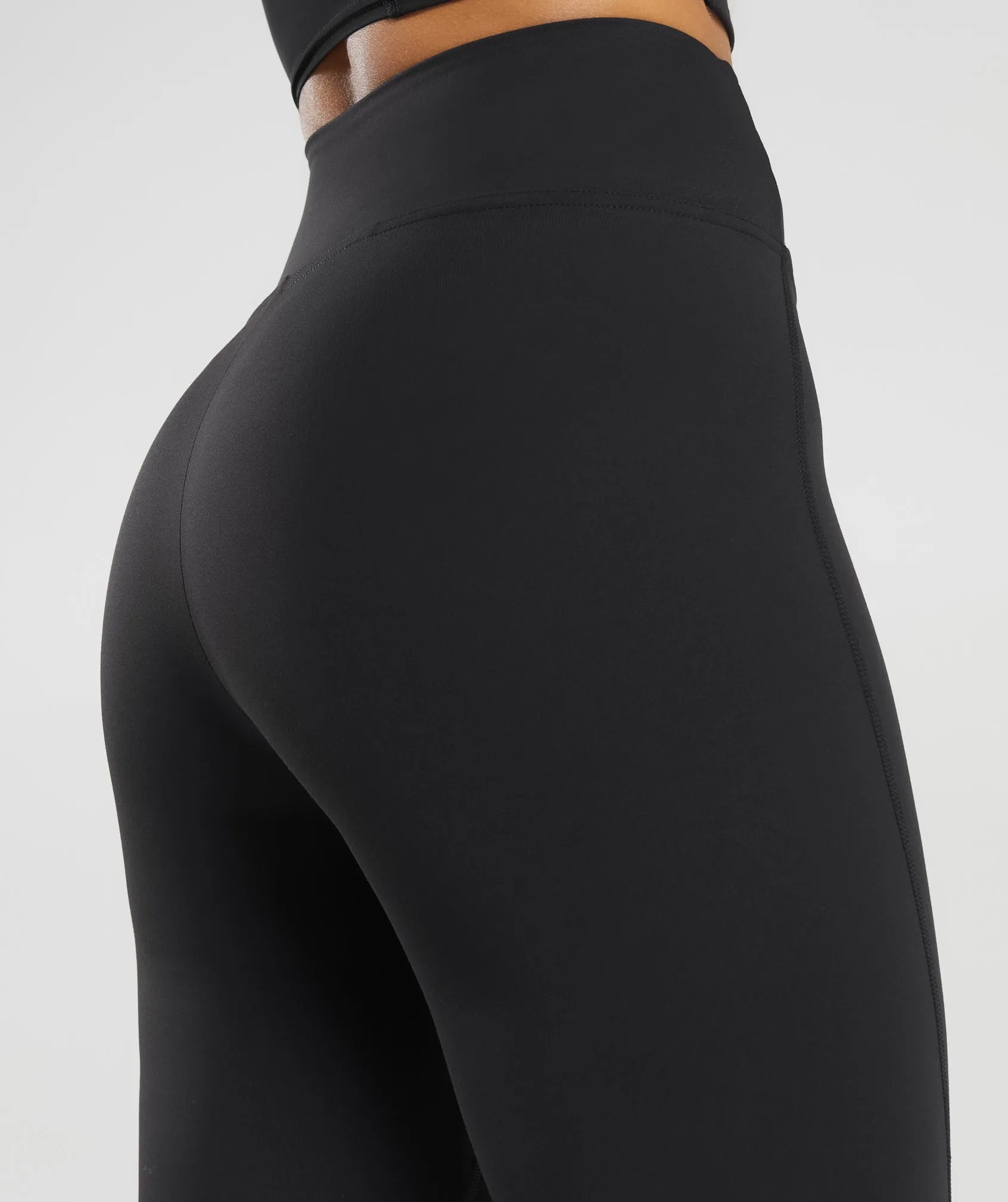 Gymshark Crossover Regular Flared Leggings - Black