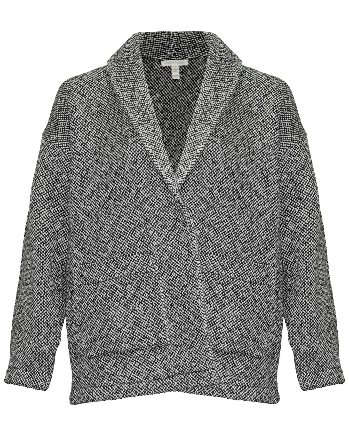 Handwoven Shawl Collar Jacket