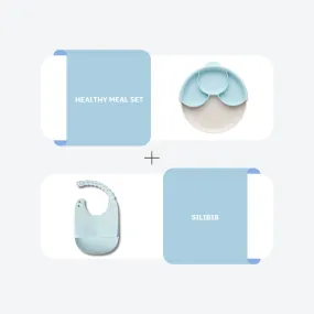 Healthy meal set  Silibib Grey/Aqua