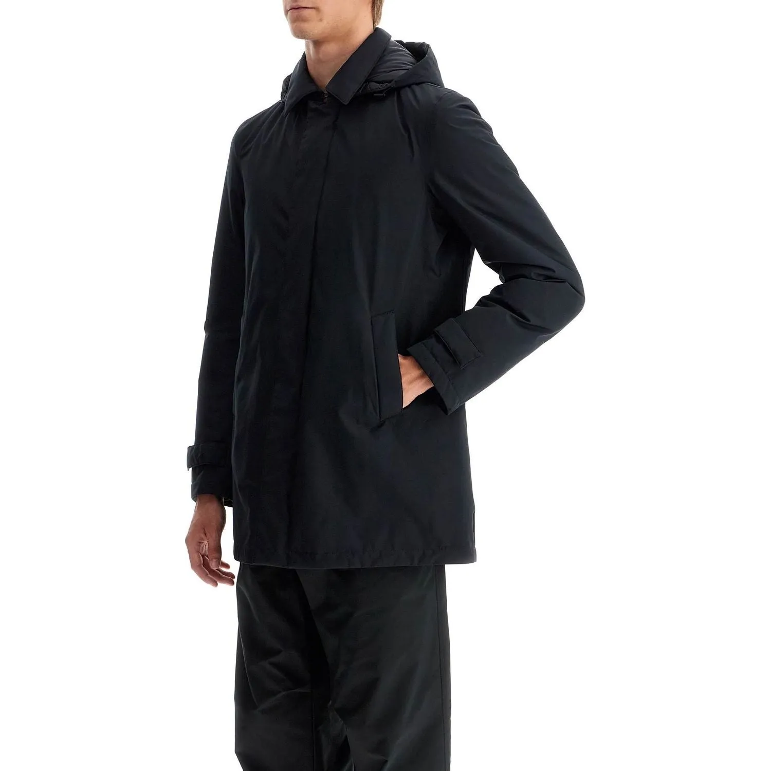 Herno Laminar laminar padded carcoat in gore-tex 2l