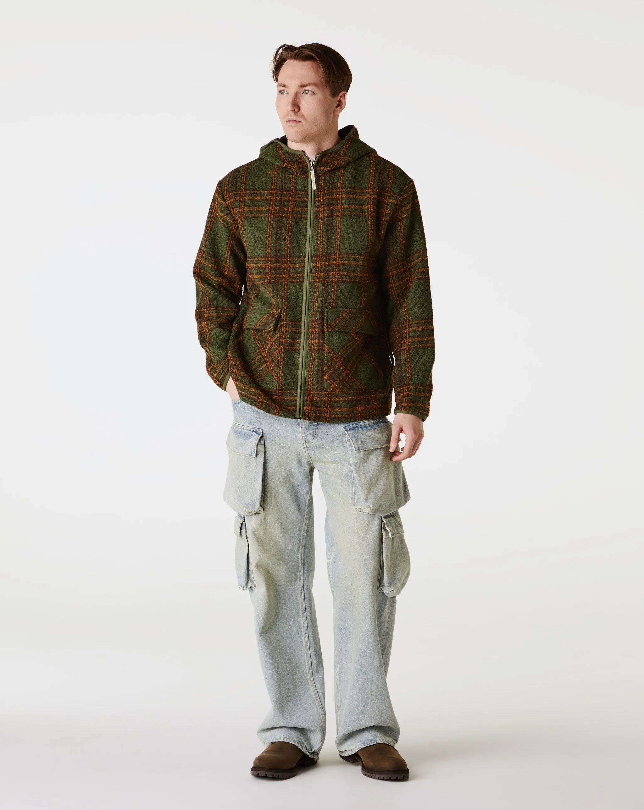 Hoode Plaid Shacket