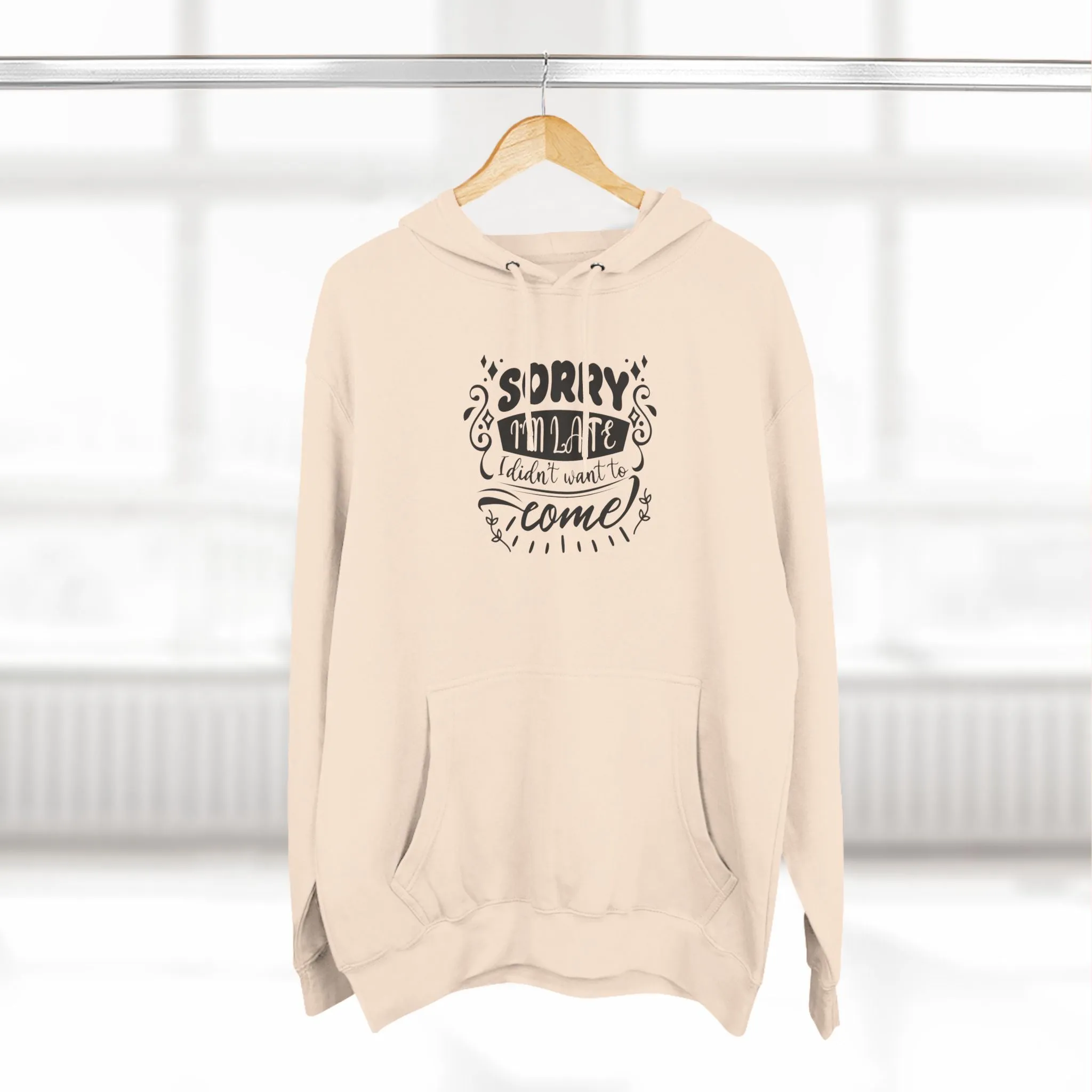 Hoodie Fleece With Funny Quote