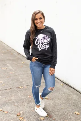 Htr Black White Game Day Sweatshirt