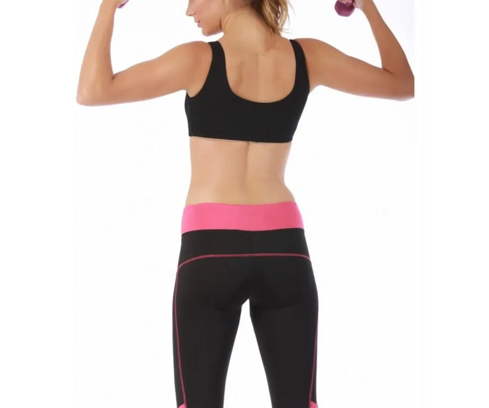 InstantFigure Activewear Cotton Lycra Wide Straps Crop Top 144006