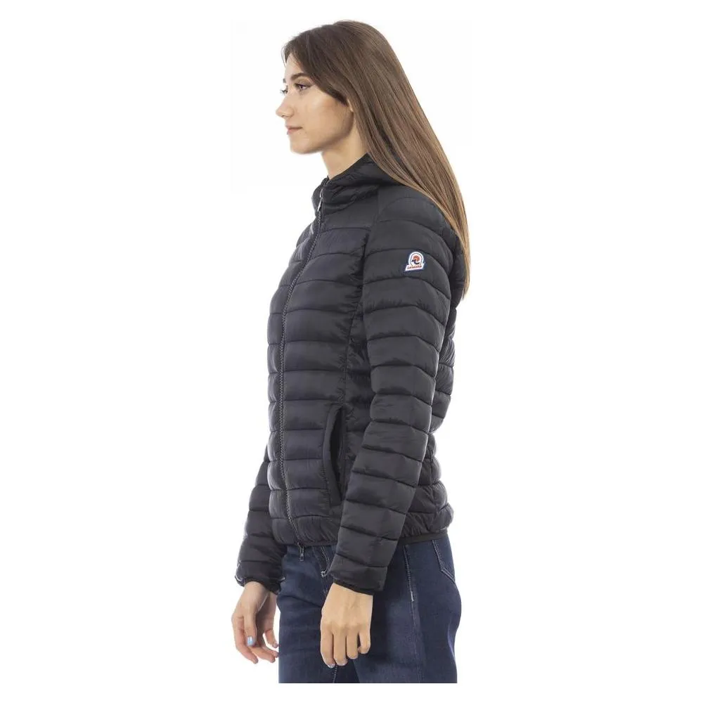 Invicta Black Nylon Women Jacket