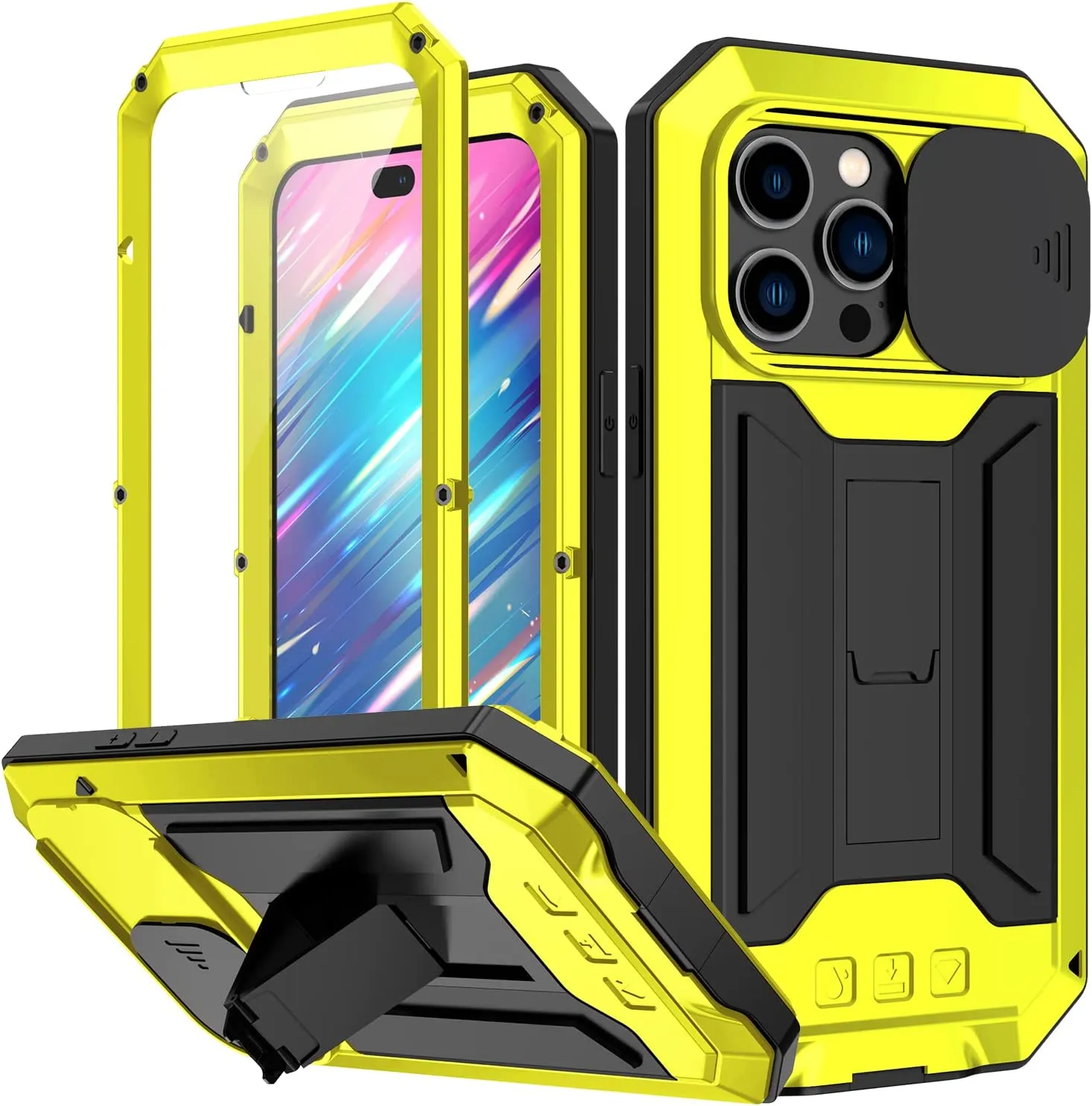 iPhone 16 Metal Rugged Case