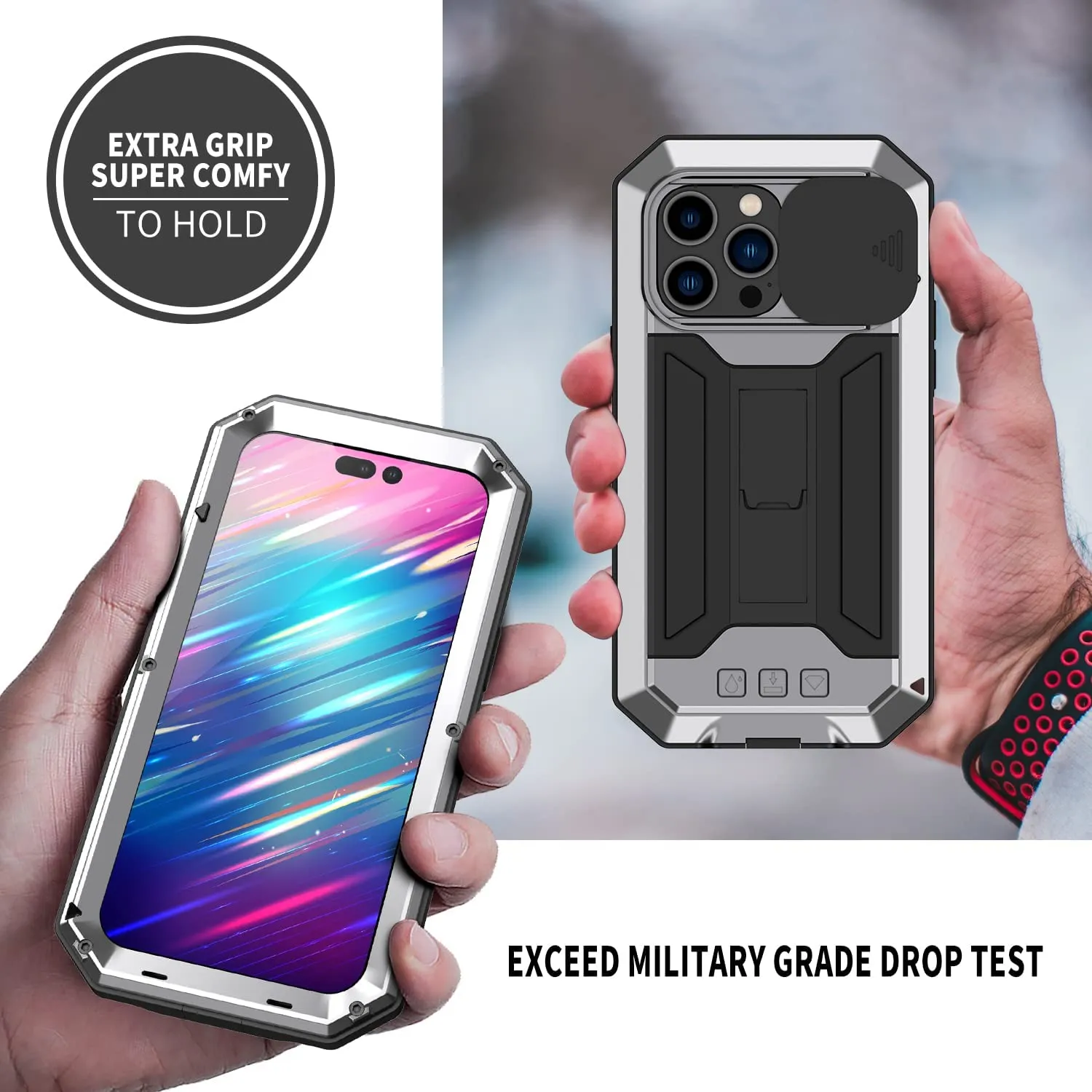 iPhone 16 Metal Rugged Case