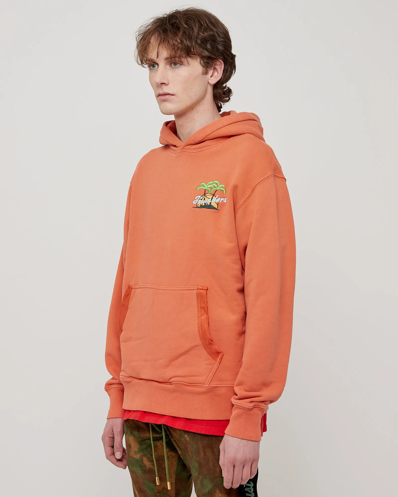 Islanders Hoodie in Coral