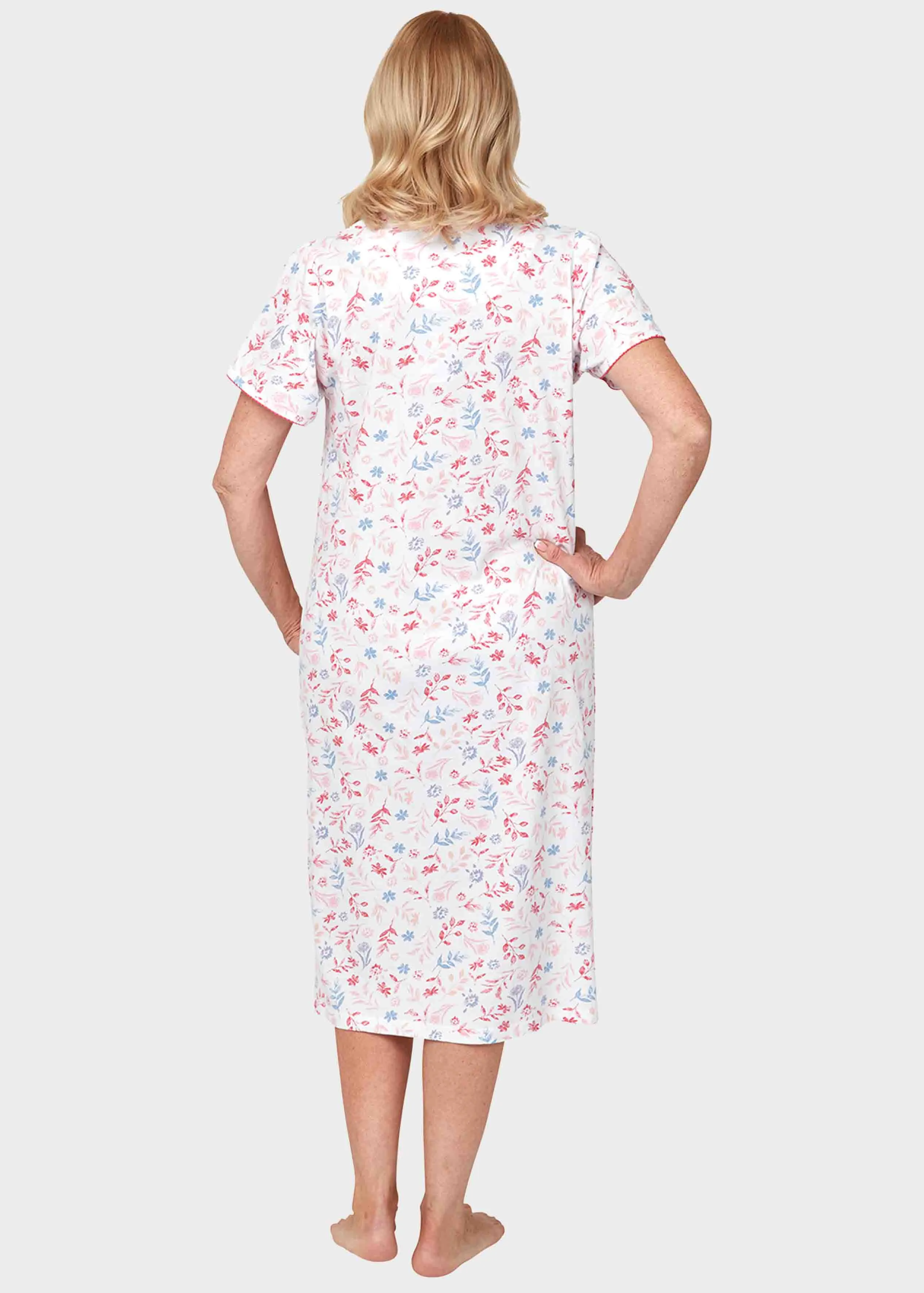 Jan Jersey VELCRO® Brand Fastening Nightdress