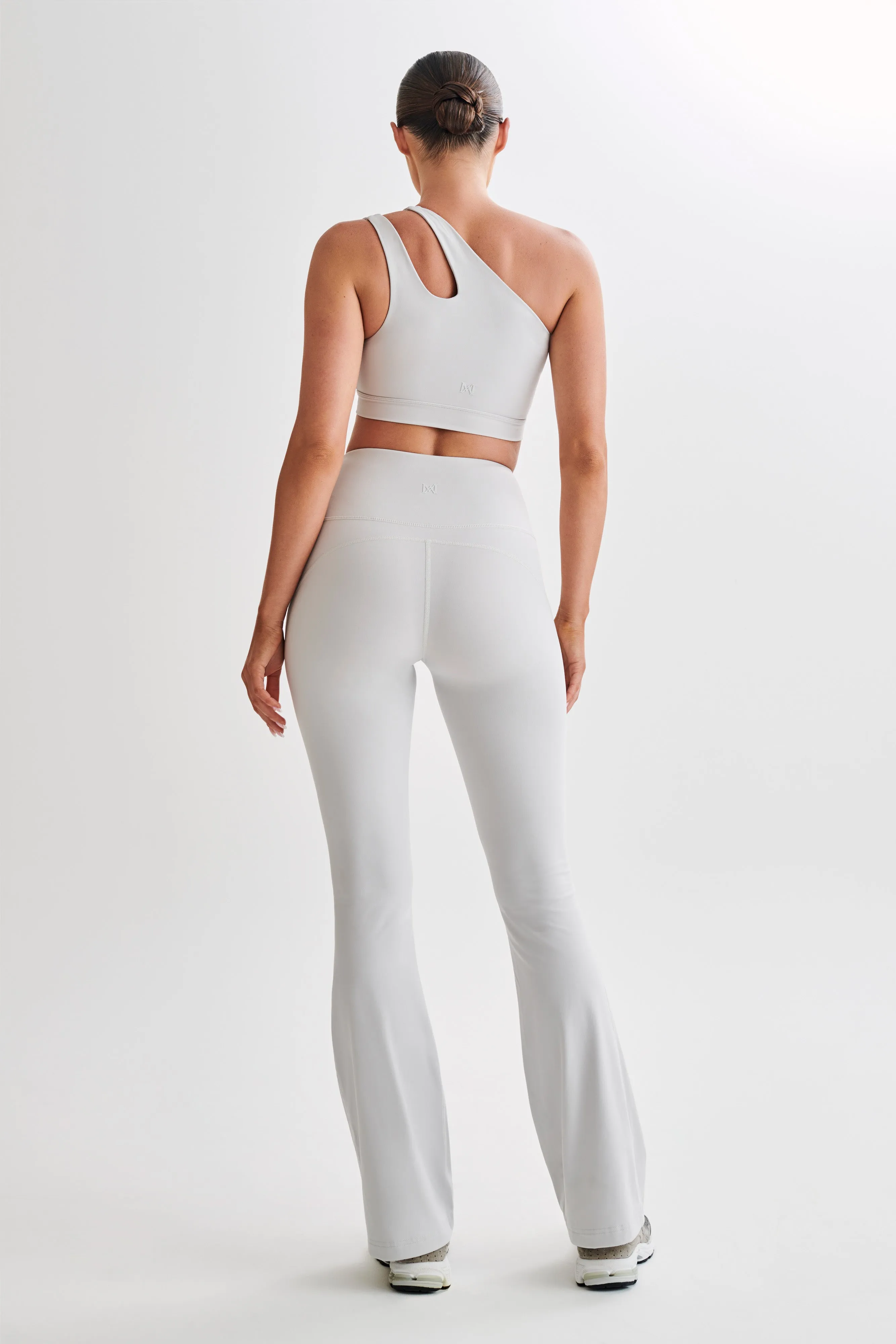 Jesse Flared Yoga Pants - Ice Grey