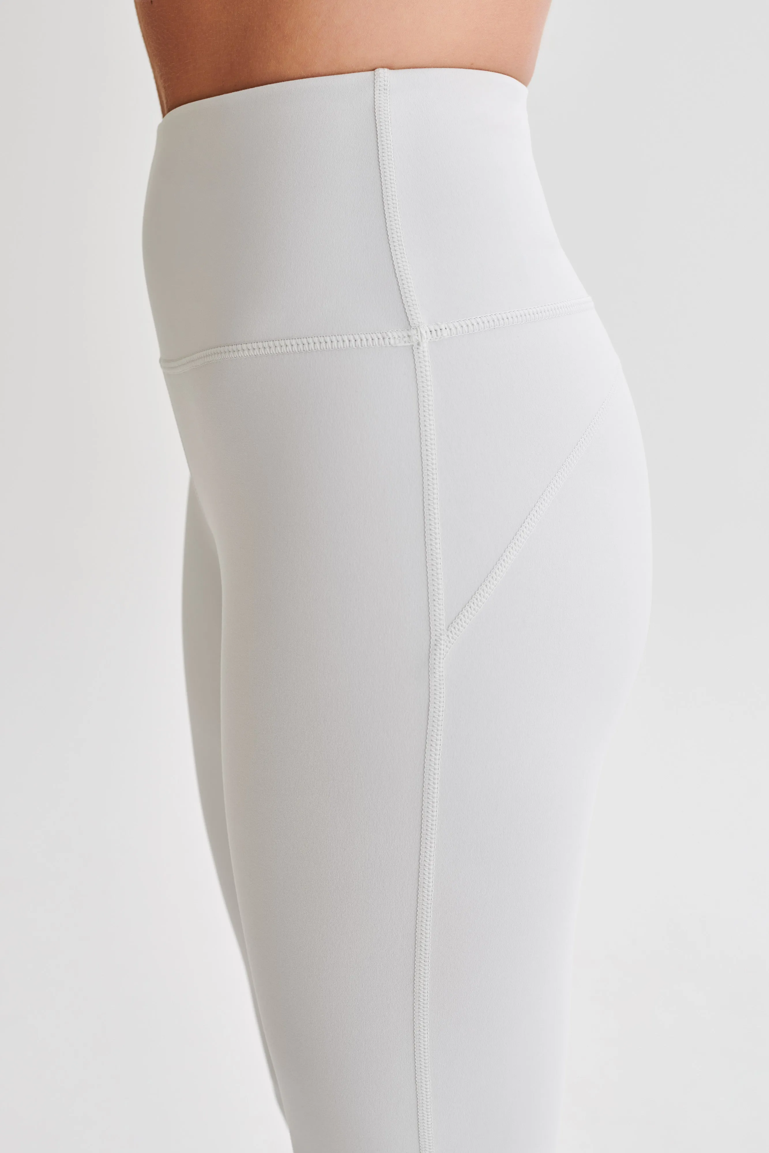 Jesse Flared Yoga Pants - Ice Grey