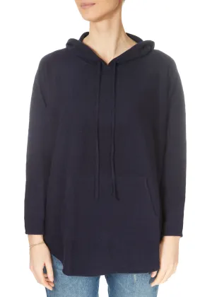 Jessimara Knitwear Harper Navy Pullover Hoodie