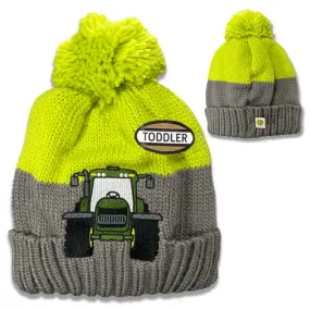 John Deere Toddler Tractor Stitched Beanie