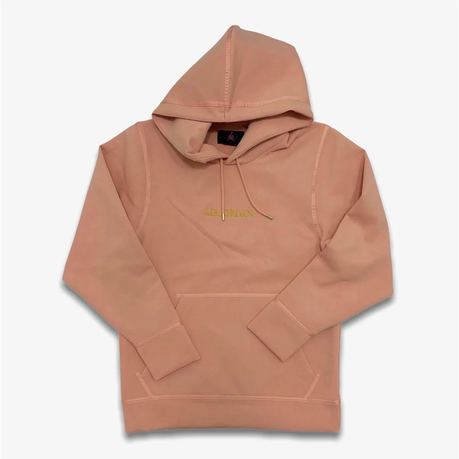 Jordan Remastered Pullover Hoodie Coral Stardust Metallic Gold AT9801-623