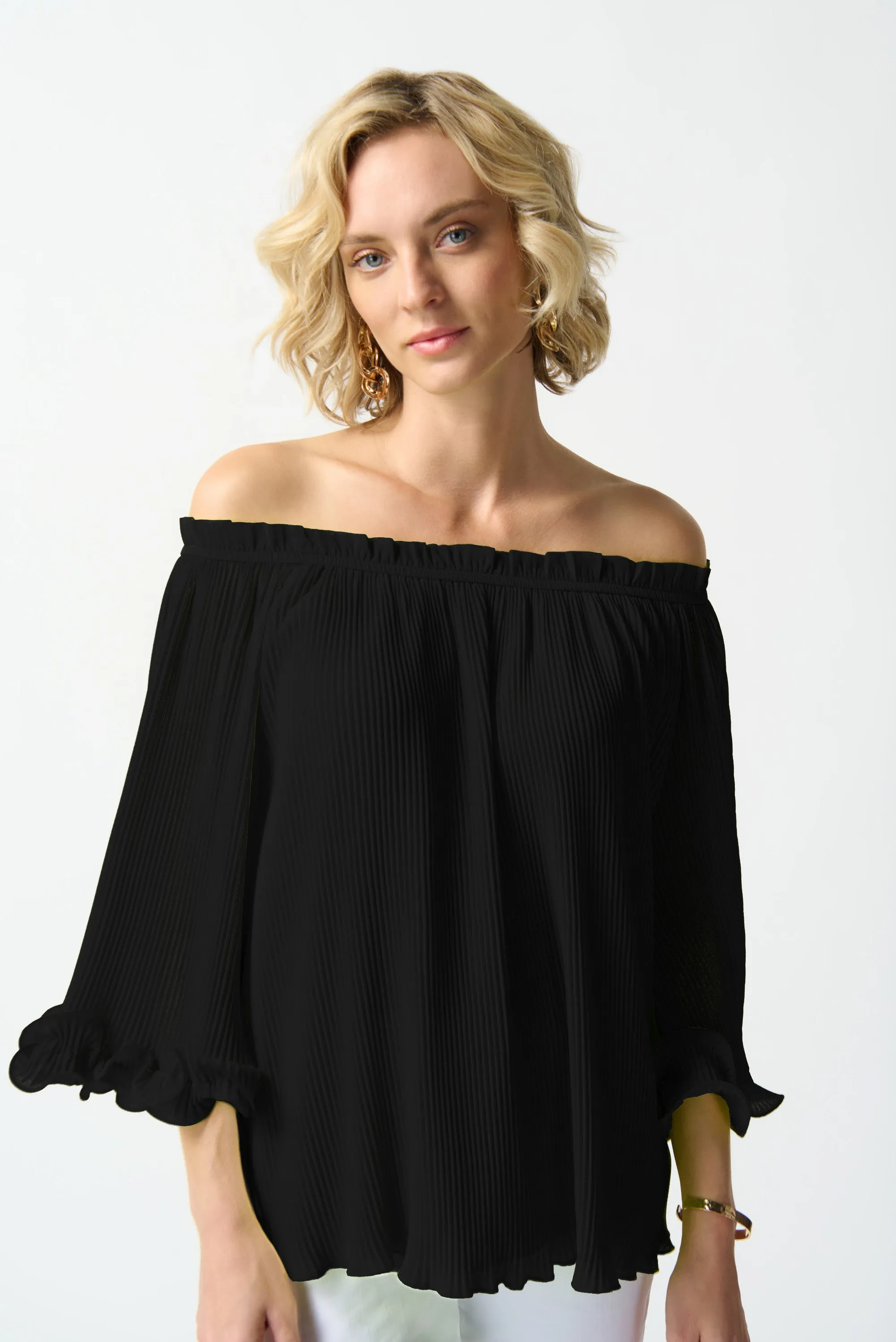 Joseph Ribkoff - 242909 Ruffle Off The Shoulder Top