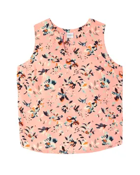 Katerina Floral Tank | Peach