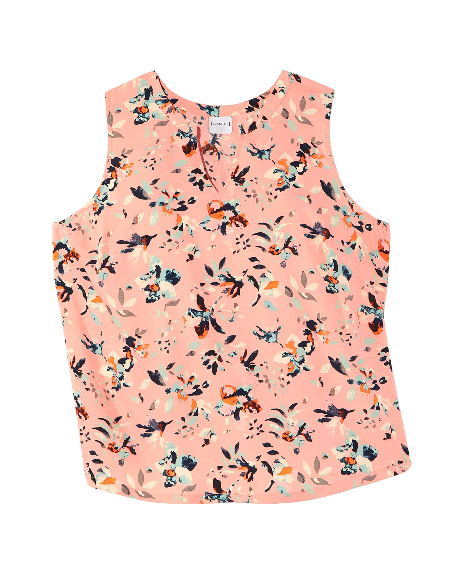 Katerina Floral Tank | Peach