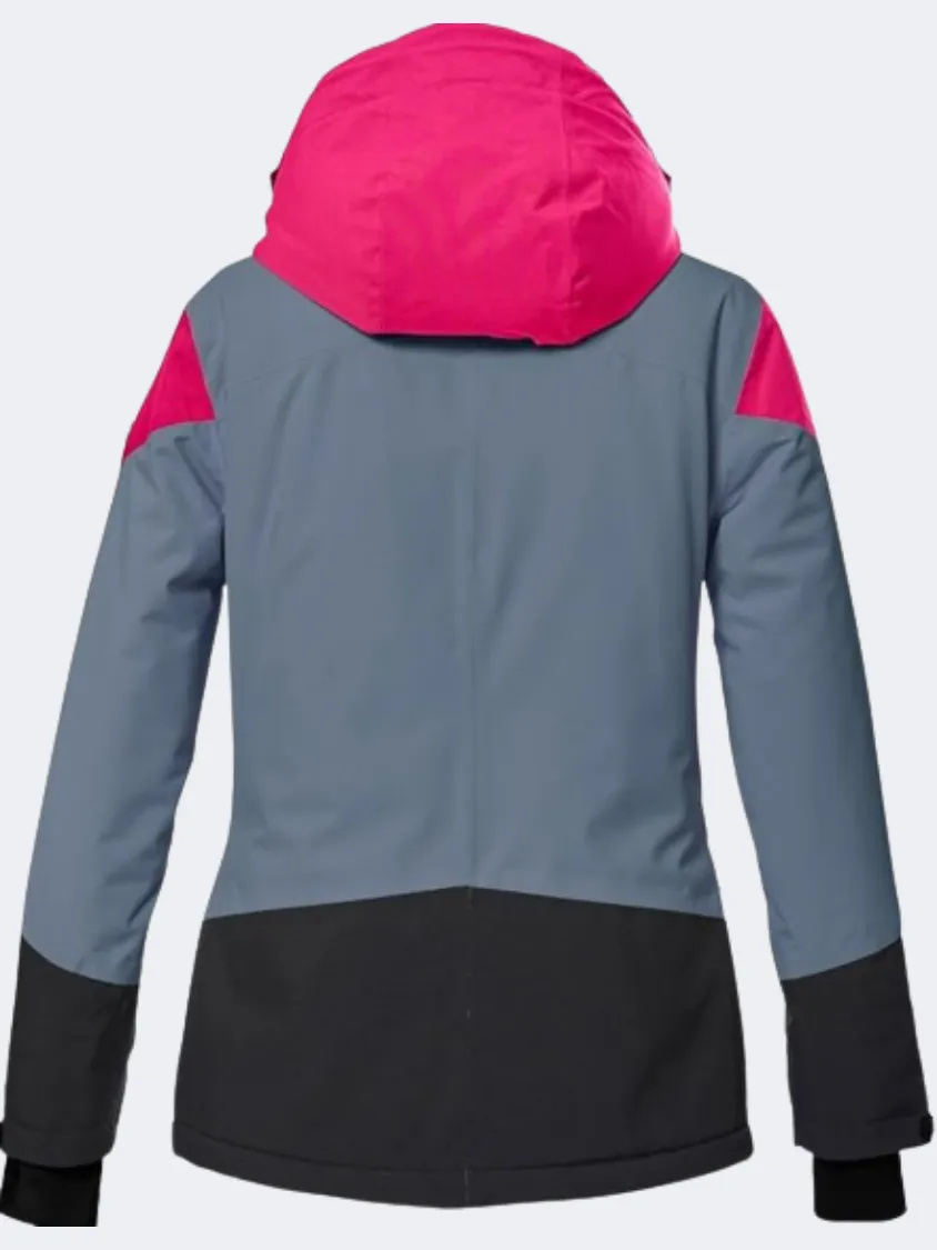 Killtec Ksw 145 Girls Skiing Set Blue Grey/Pink