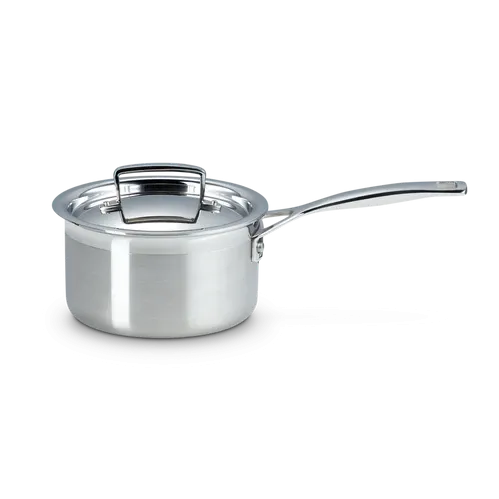 Le Creuset 3-ply Stainless Steel Saucepan and Lid