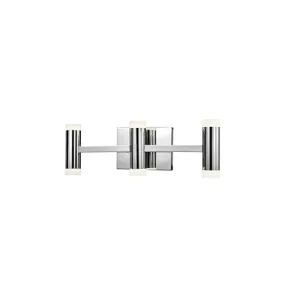 LED Bathroom Fixture from the Brazen Collection in Chrome Finish by Kuzco Lighting