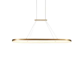 LED Pendant from the Eerie Collection in Antique Brass Finish by Kuzco Lighting