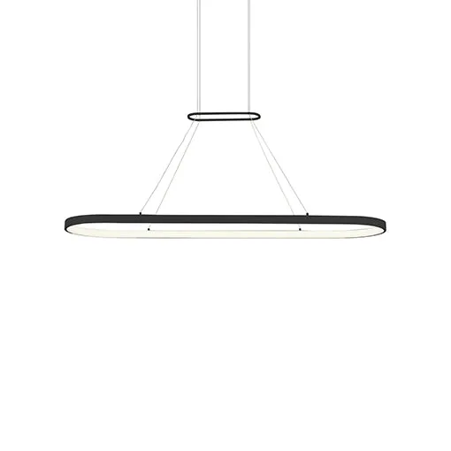 LED Pendant from the Eerie Collection in Black Finish by Kuzco Lighting