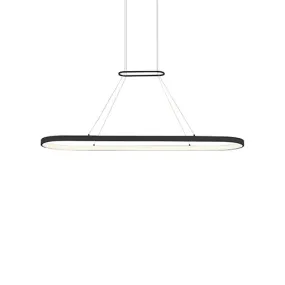 LED Pendant from the Eerie Collection in Black Finish by Kuzco Lighting