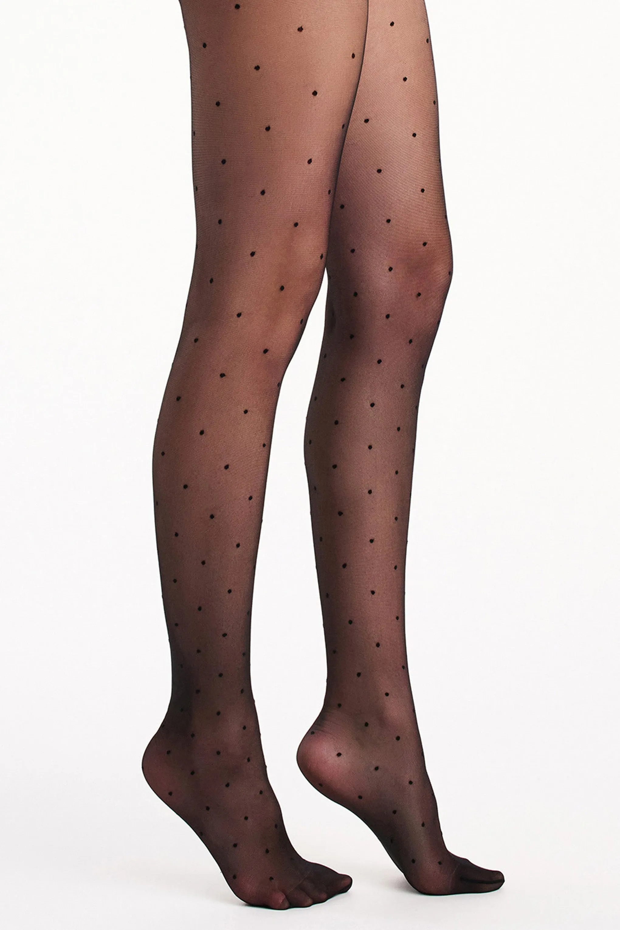 Levante | Sienna Sheer Spot Tights