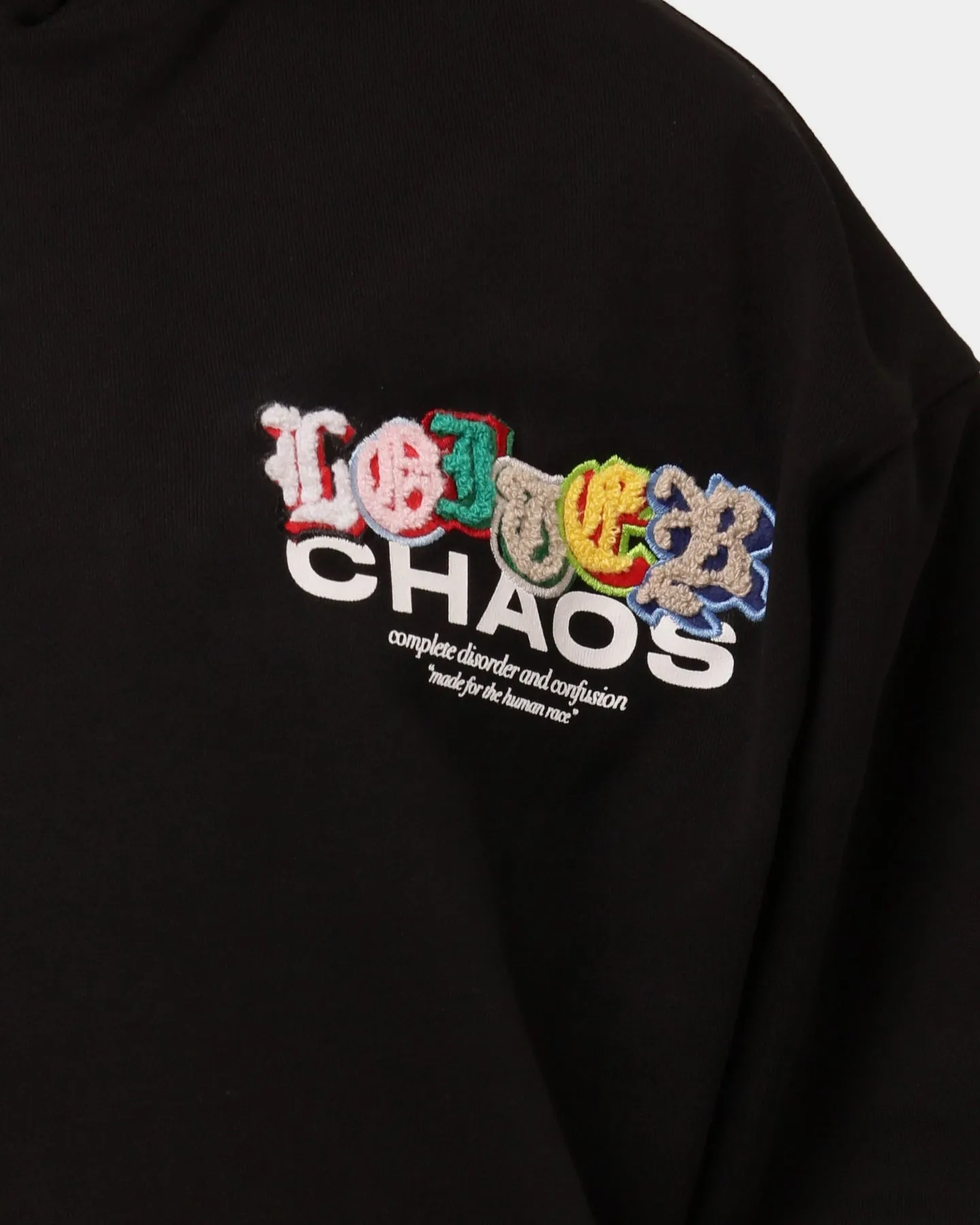 Loiter Chaos Hoodie Black