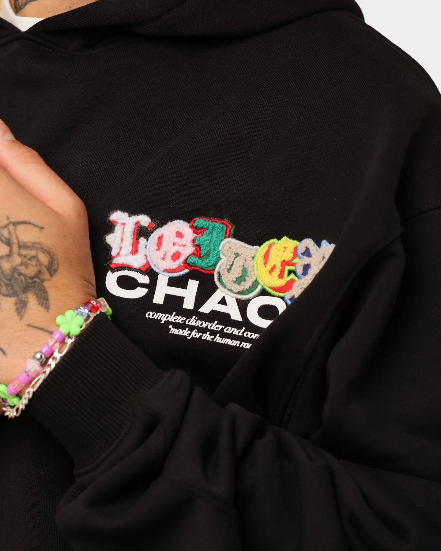 Loiter Chaos Hoodie Black