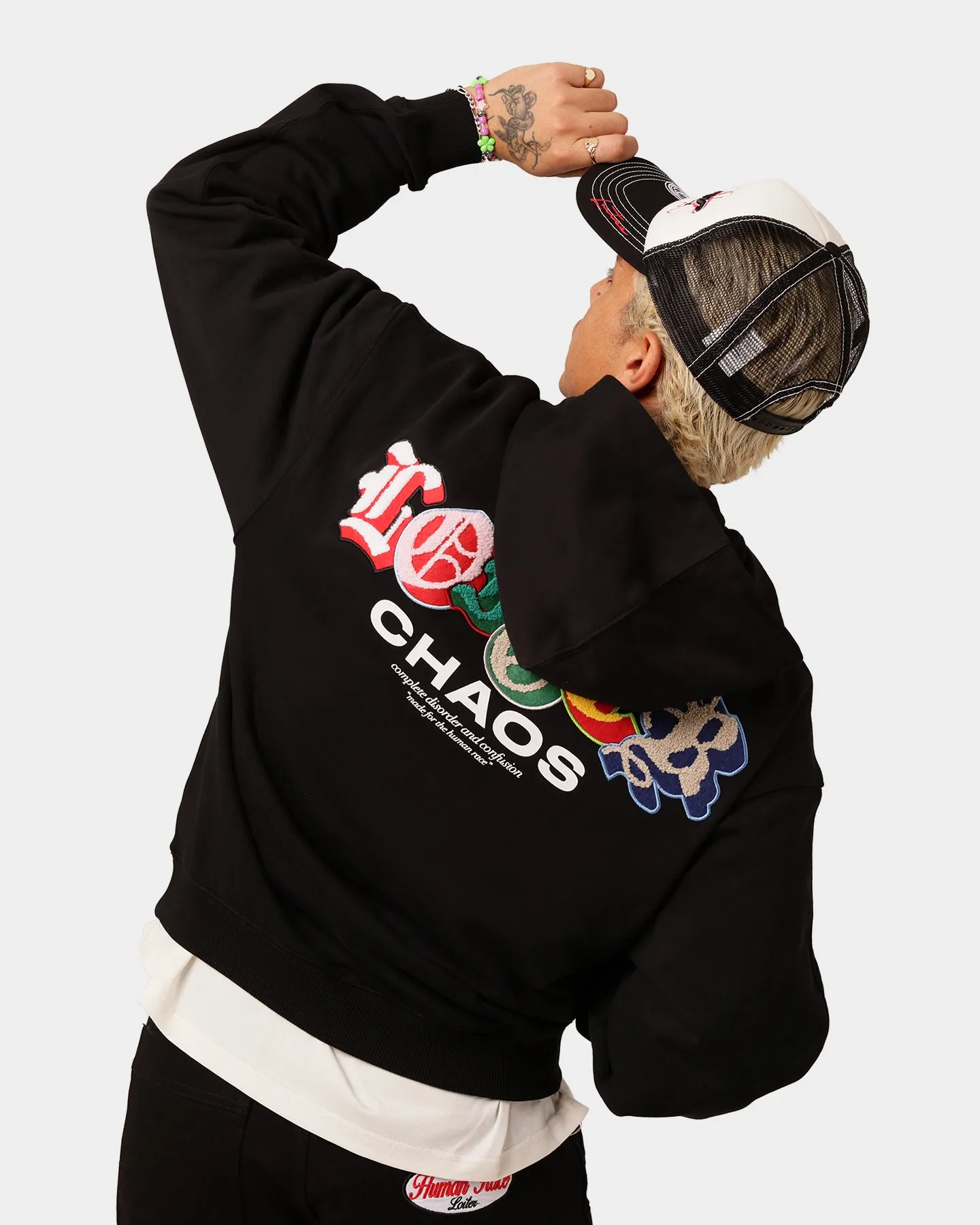 Loiter Chaos Hoodie Black