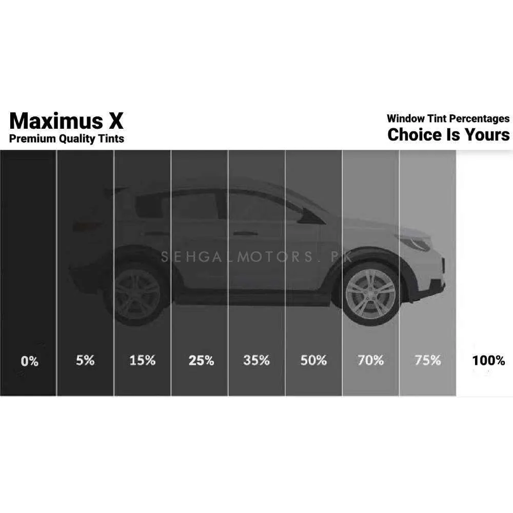 Maximus Rear / Front Tint Film 35% Darkness (1 Screen)