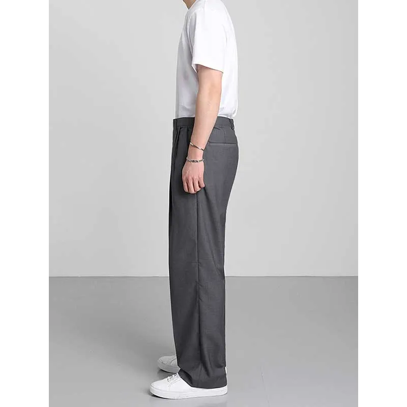 Men's Casual Loose Straight Drape Trousers