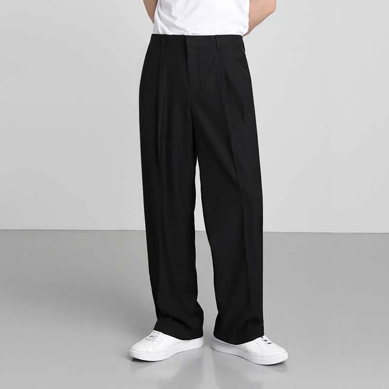 Men's Casual Loose Straight Drape Trousers