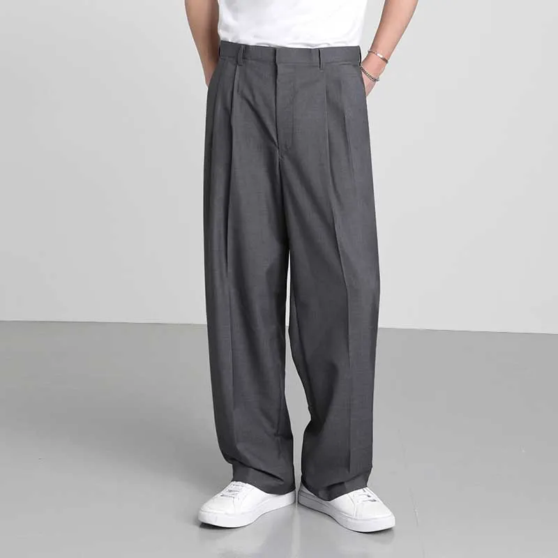 Men's Casual Loose Straight Drape Trousers