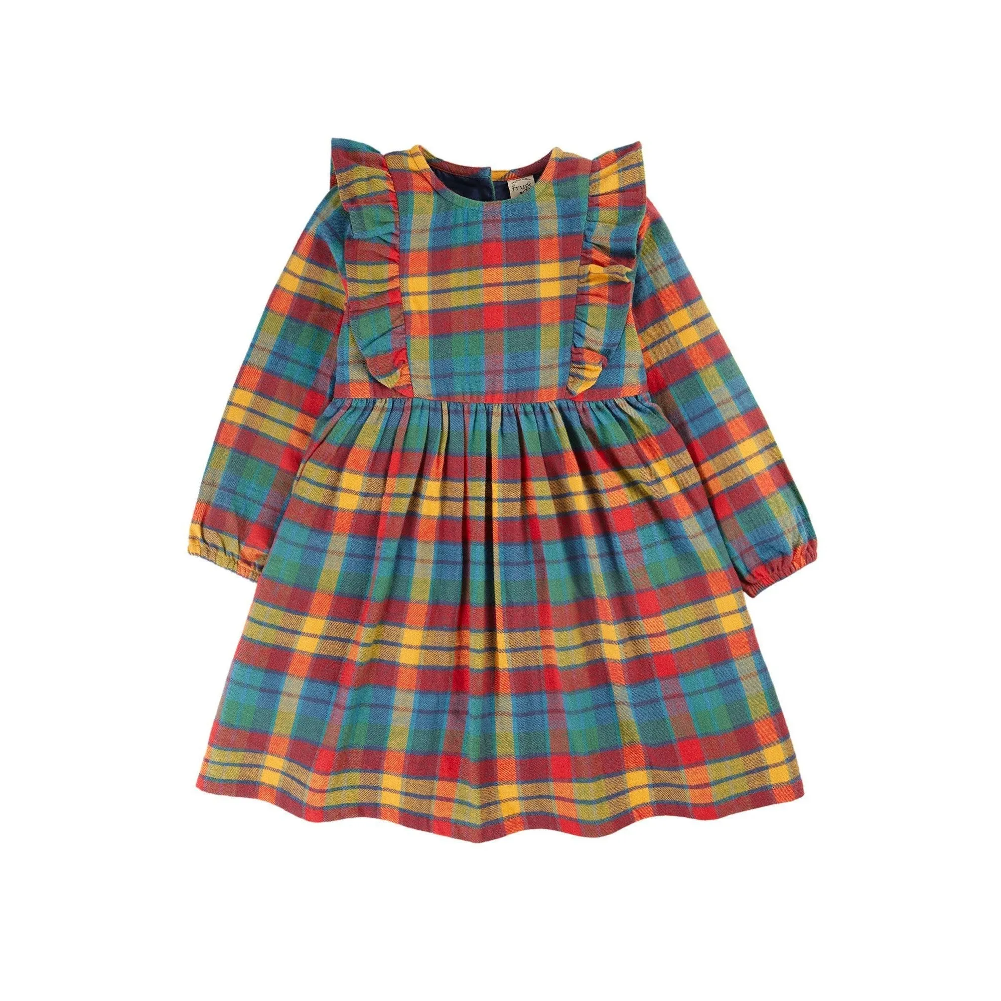 Merry Rainbow Check Agnes Dress