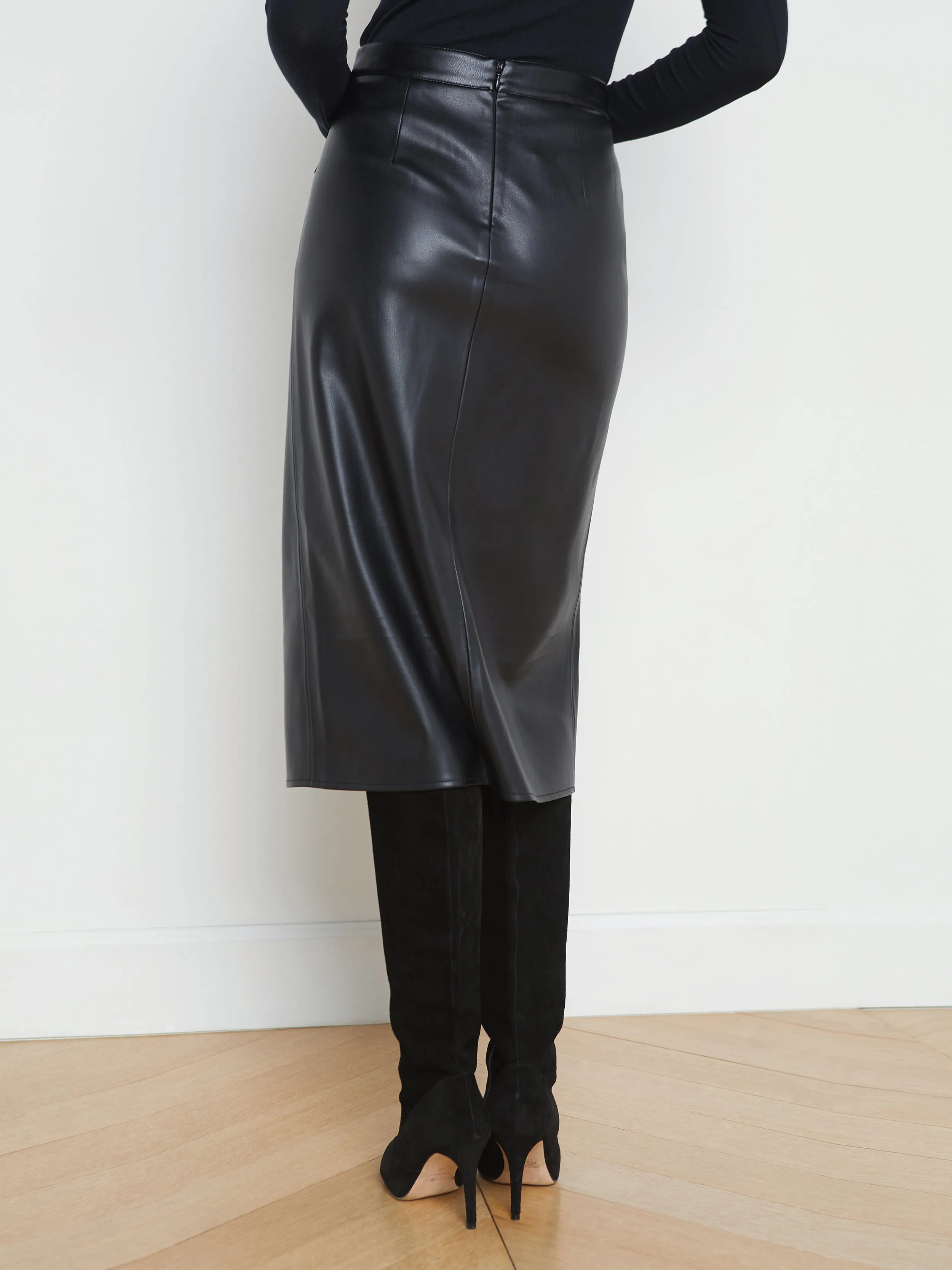 Milann Vegan Leather Skirt