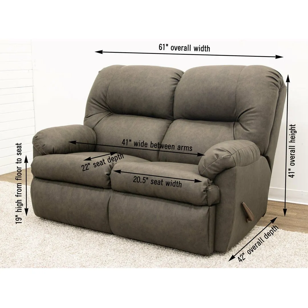 Montana Custom Reclining Loveseat