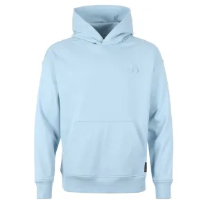 Moose Knuckles Serge Hoodie Sweat Top in Sky Blue