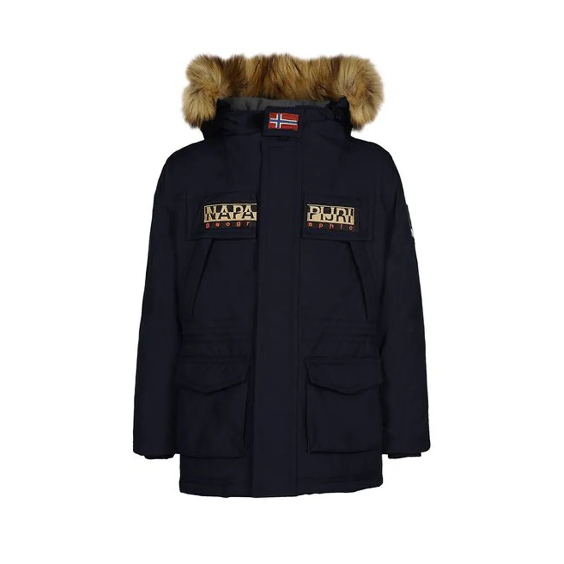 Napapijri Junior Skidoo Eco Fur Navy Jacket