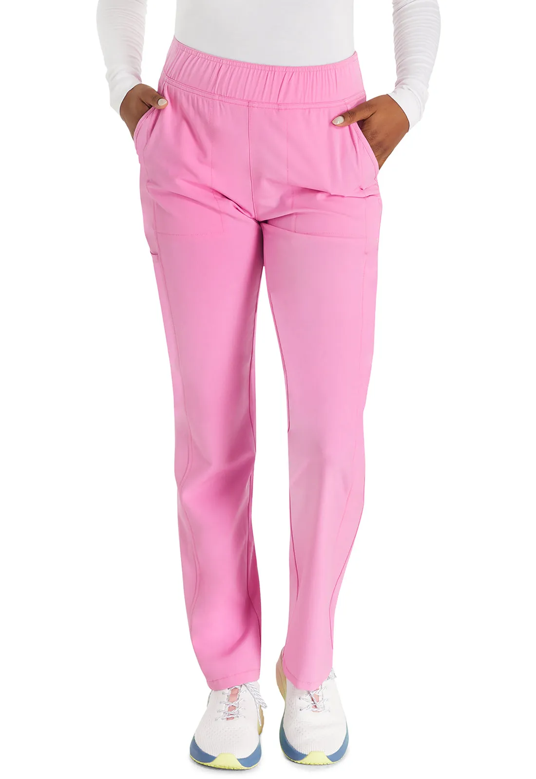 NEW! Allura Reserve Women's Mid-Rise Pull-On Tapered Leg Cargo Scrub Pant CKA101